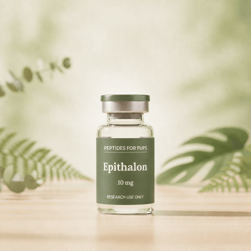 Epithalon 10 mg Peptides for Pups research vial