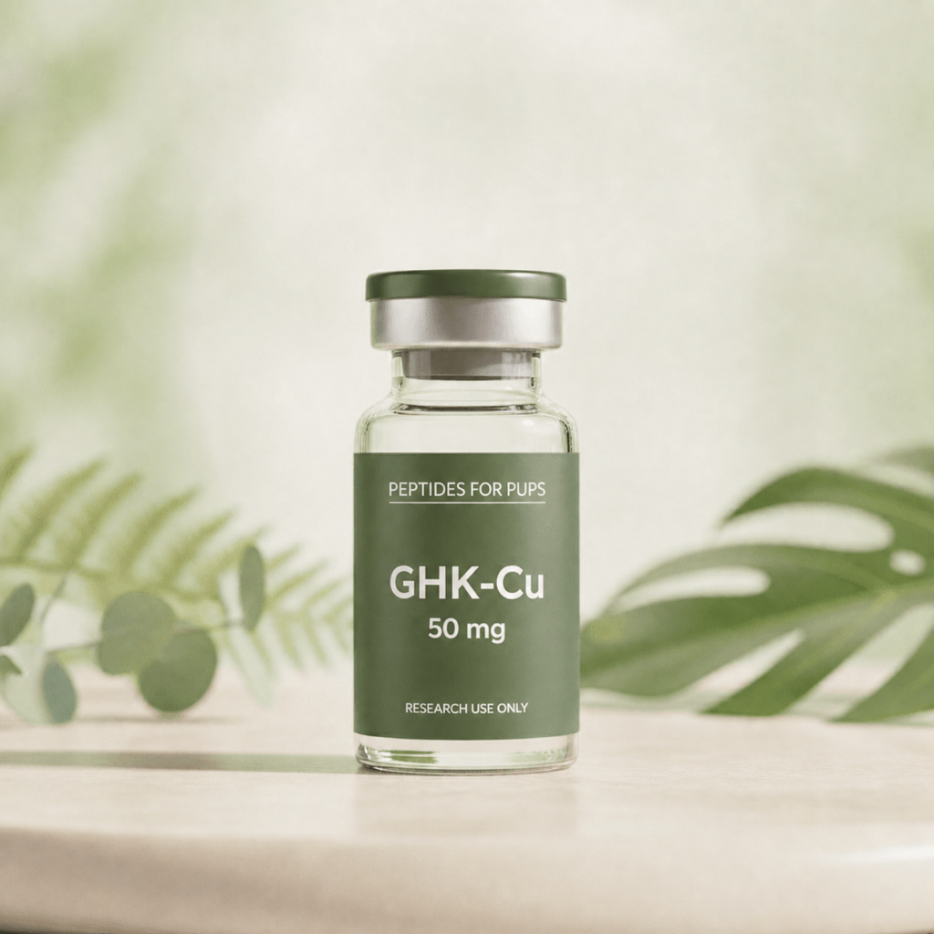 GHK-Cu 50 mg Peptides for Pups research vial