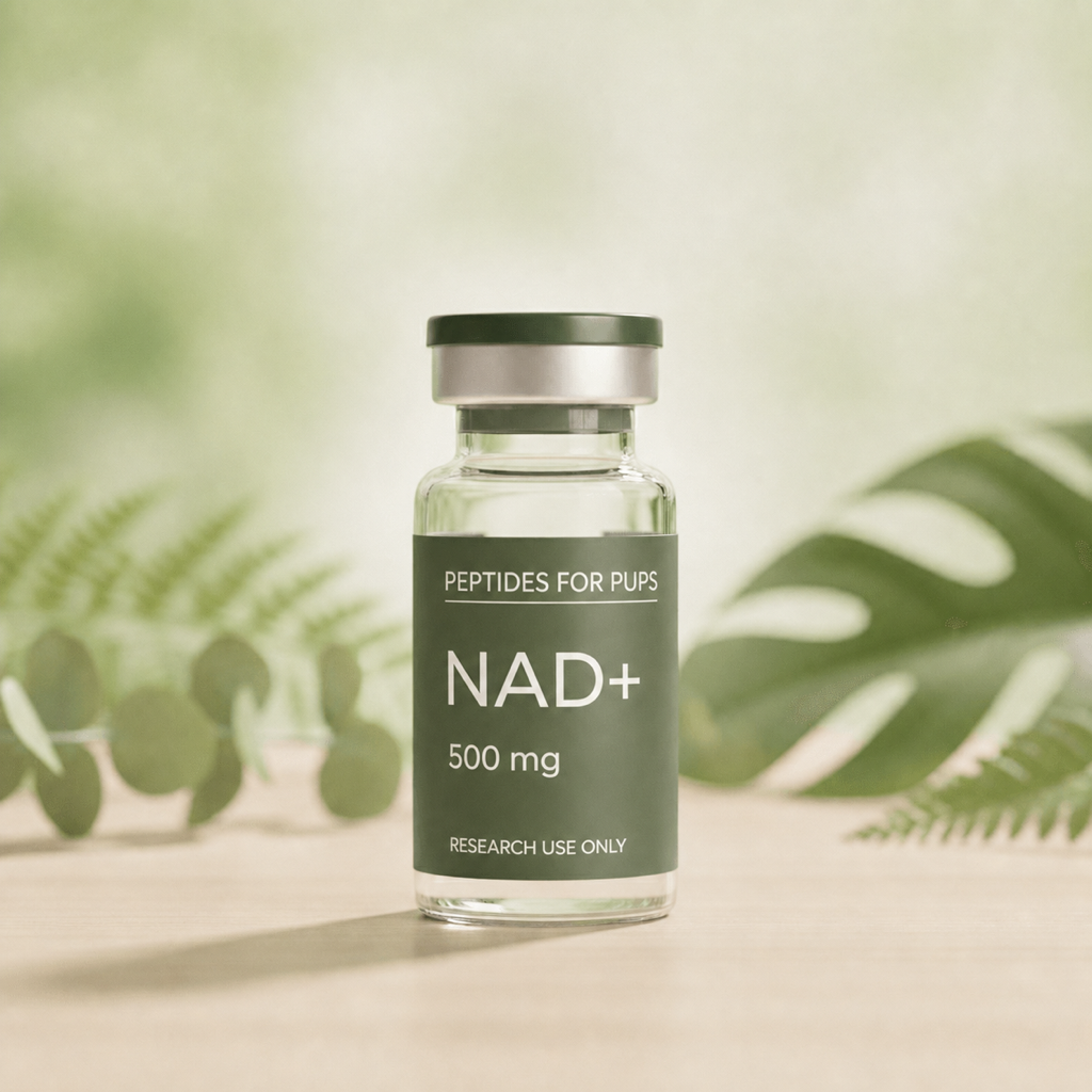 NAD+ 500 mg Peptides for Pups research vial